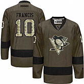 Glued Pittsburgh Penguins #10 Ron Francis Green Salute to Service NHL Jersey,baseball caps,new era cap wholesale,wholesale hats